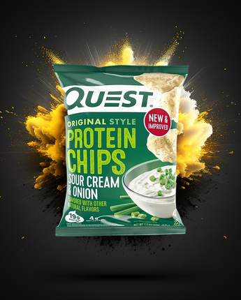 Quest-Chips proteinés crème sure et oignons